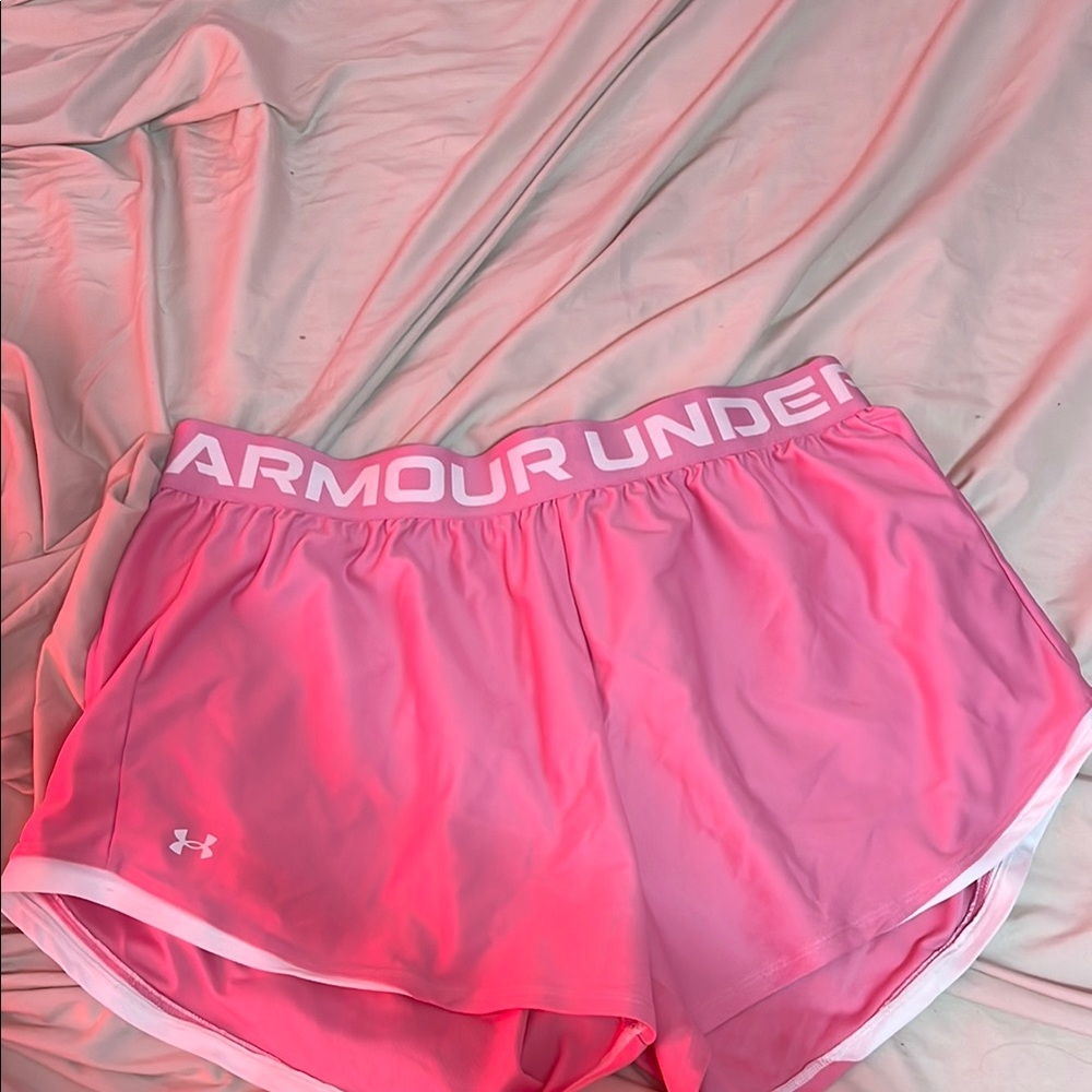 Under Armour Pink Athletic Shorts
